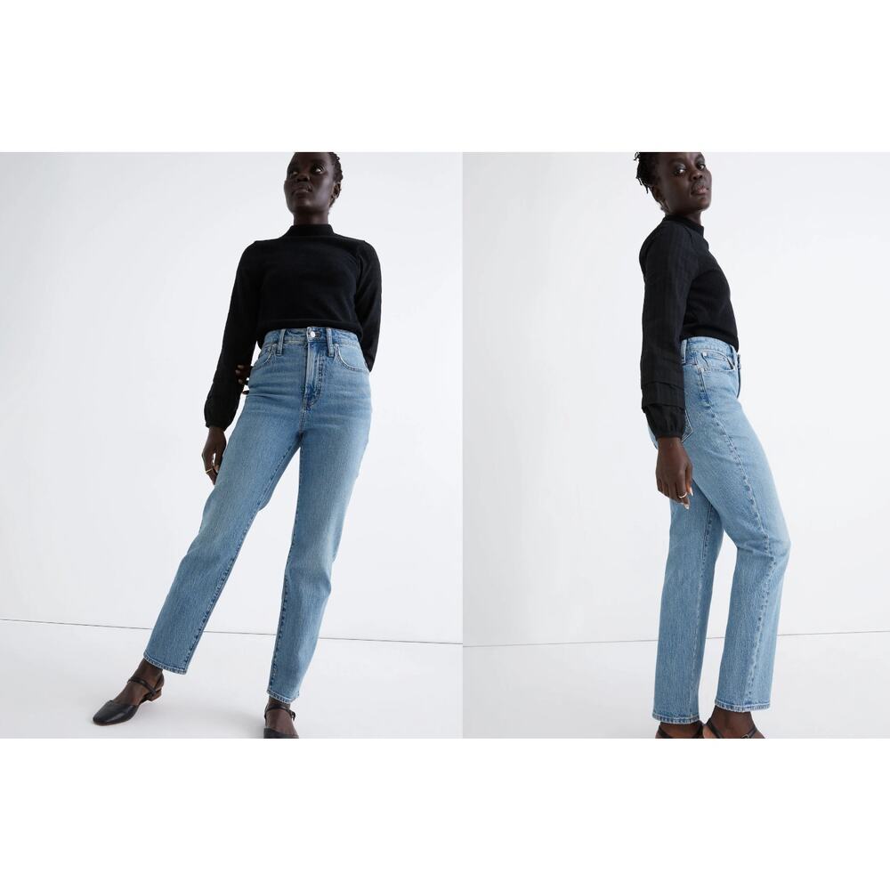 Madewell The Tall Curvy Perfect Vintage Straight Jean in Hoye Wash Size 28T